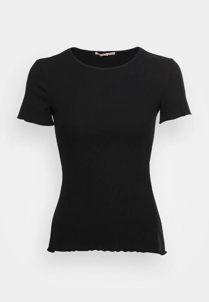 T-Shirt ANNA FIELD Anna Field Basic T-shirt Noir Femme | XFY-2642343